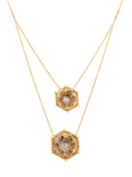 Solis Necklace Dual Pendant